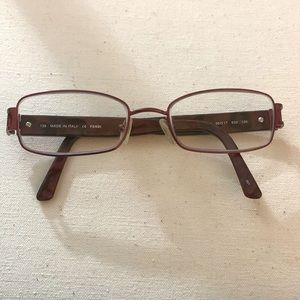 Fendi F781 532 Rectangle Burgundy Red Womens Eyeglasses 52mm